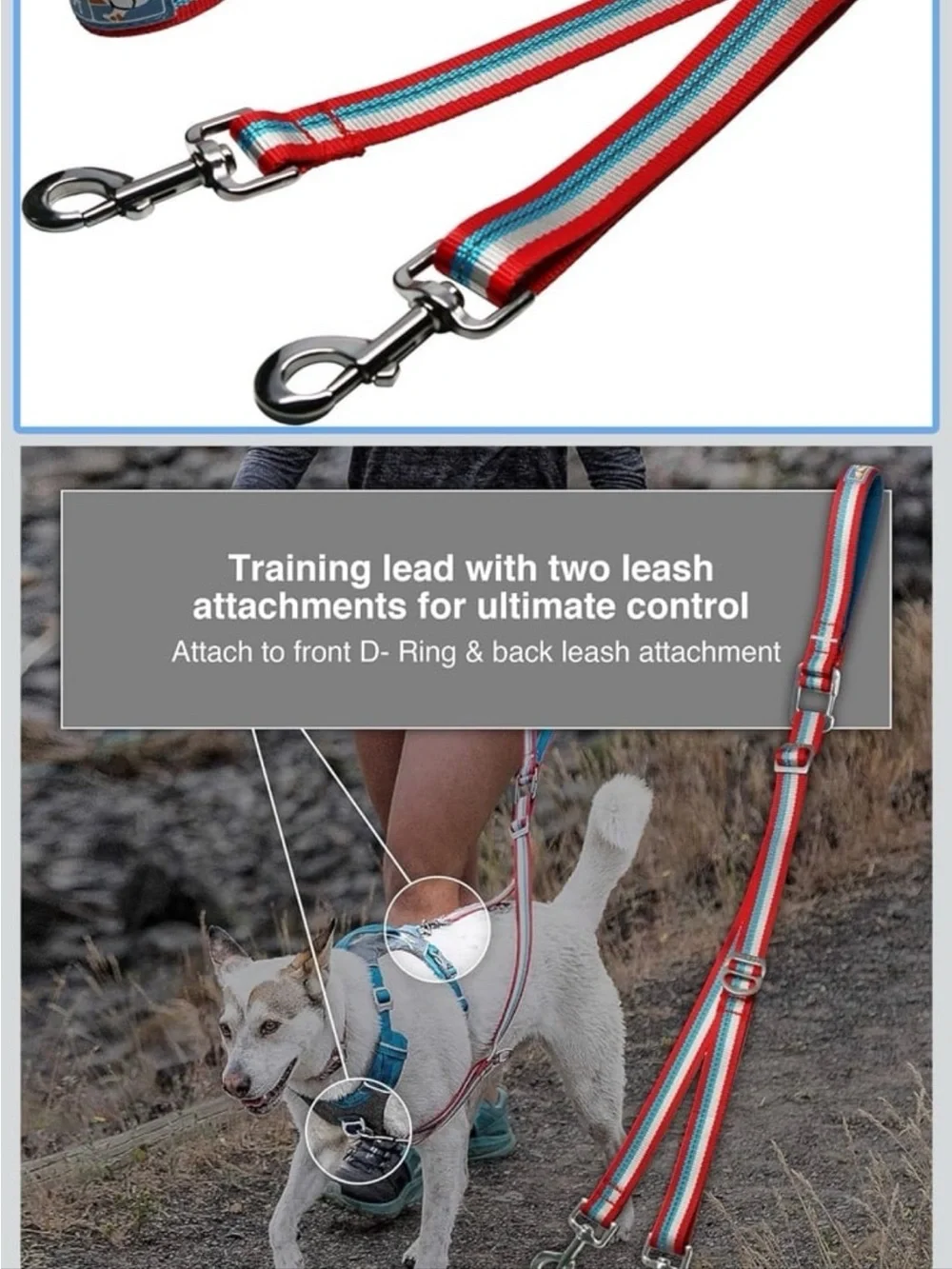 Kurgo Double Ended Leash